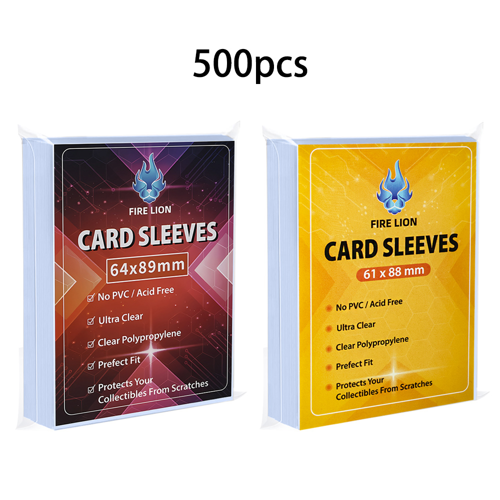 Card Top Loader - 61x88mm/64x89mm Premium Clear Card Protectors Sleeves