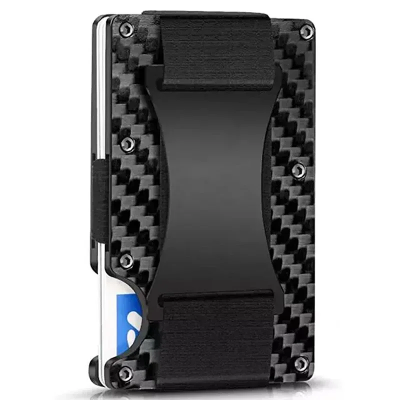 Card Top Loader - Rfid Business Card Holder Carbon Fiber