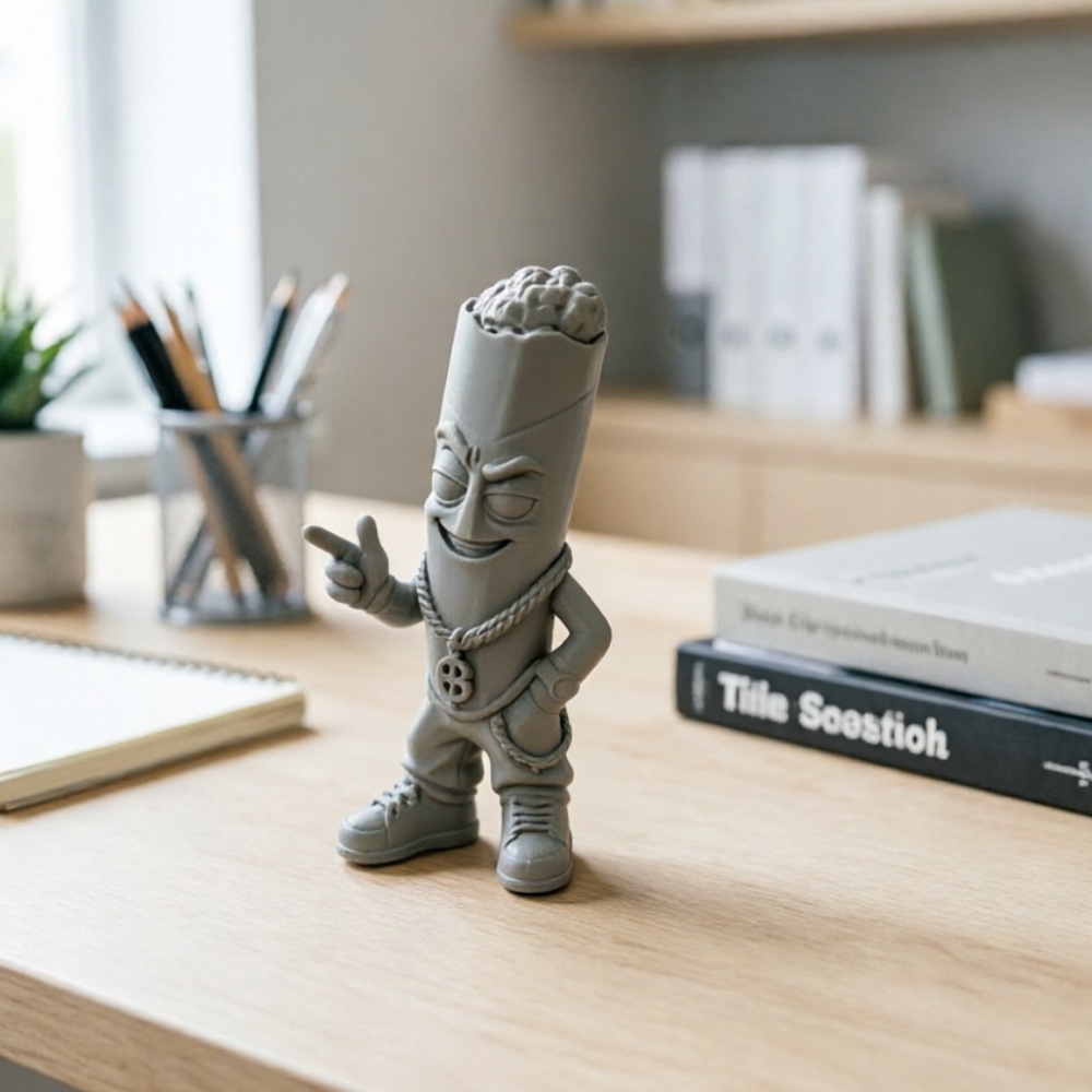 Trendy Grey Plastic Art Figure - огляд і ціна Pop Display Shelf