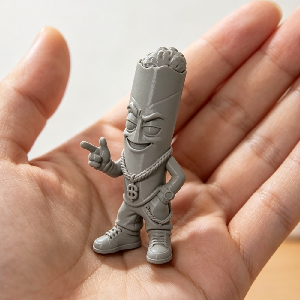 Trendy Grey Plastic Art Figure - огляд і ціна Pop Display Shelf