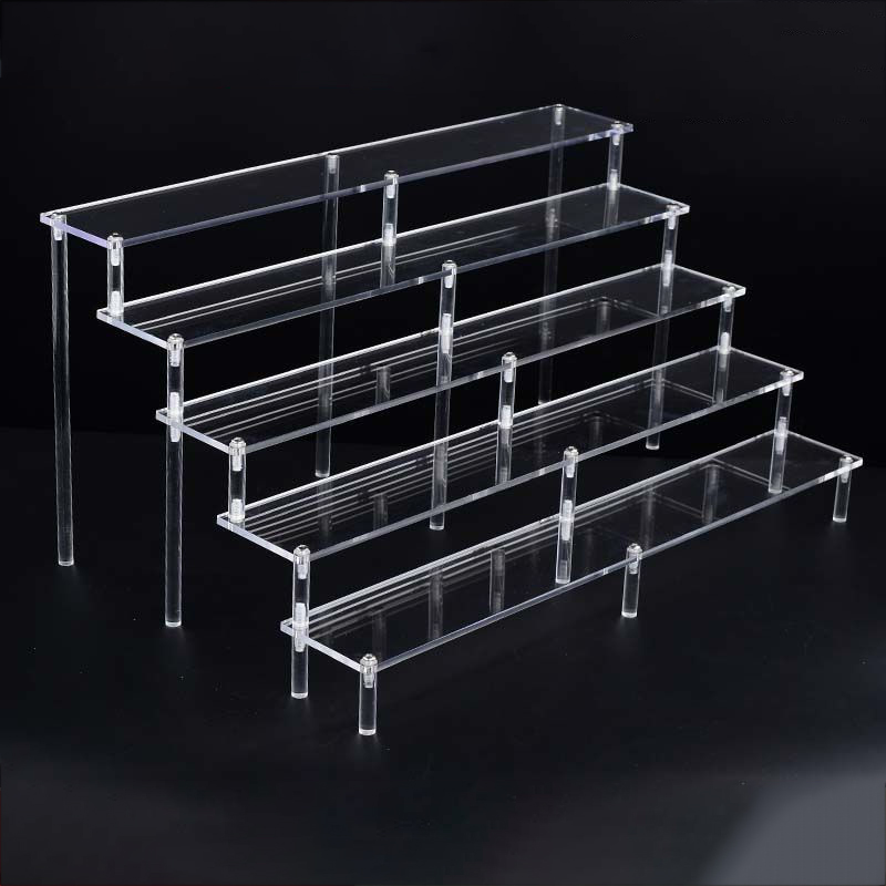 Clear 1-6 Tier Acrylic Display - огляд і ціна Pop Display Shelf