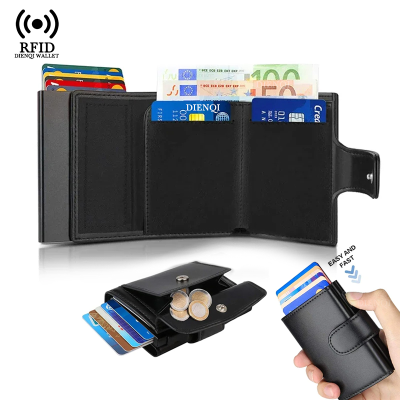Metal Business Card Case Rfid  - огляд і ціна Card Top Loader