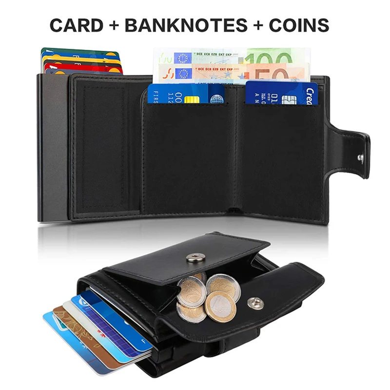 Metal Business Card Case Rfid  - огляд і ціна Card Top Loader