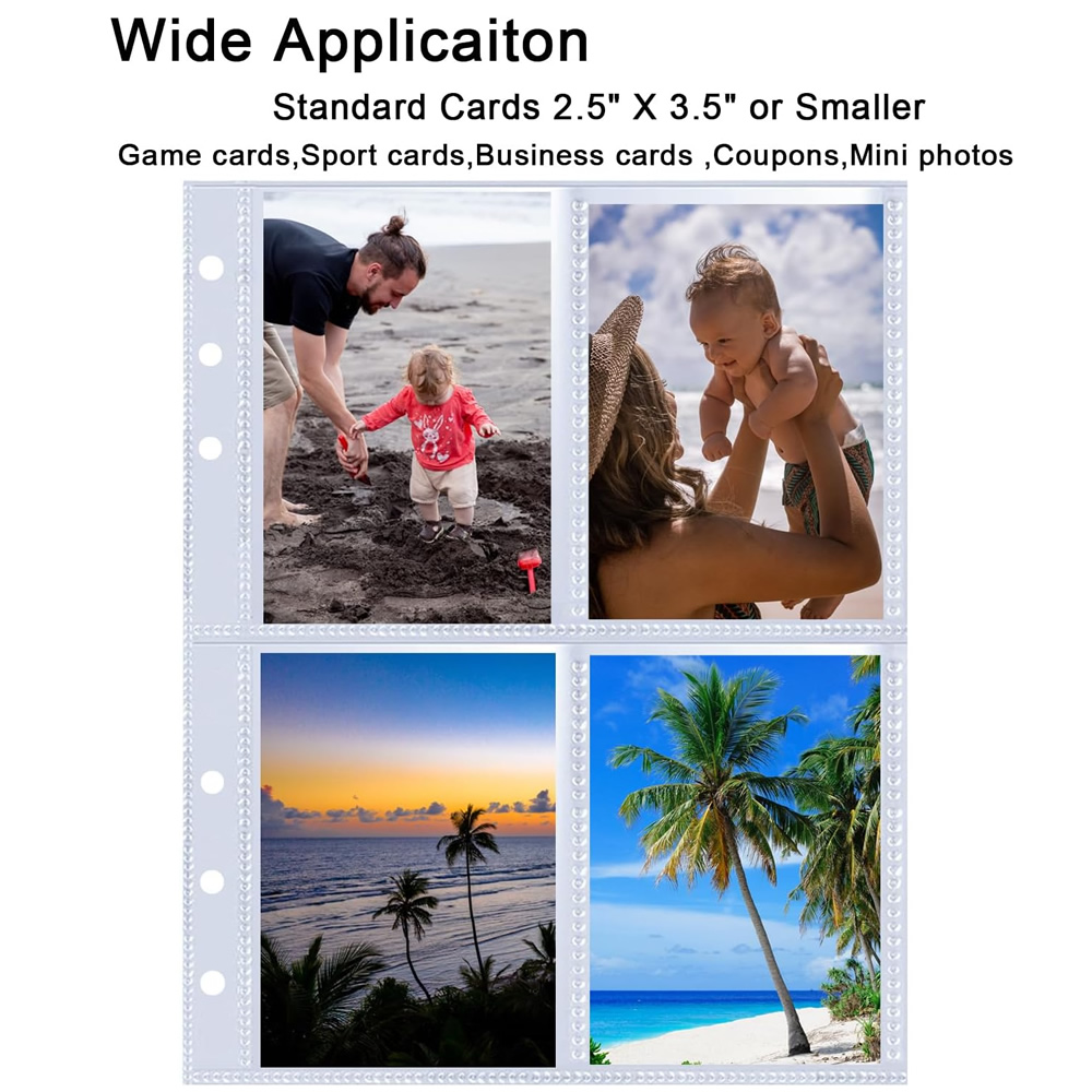 4 Pockets Photo Card Sleeves B - огляд і ціна Trading Card Binder