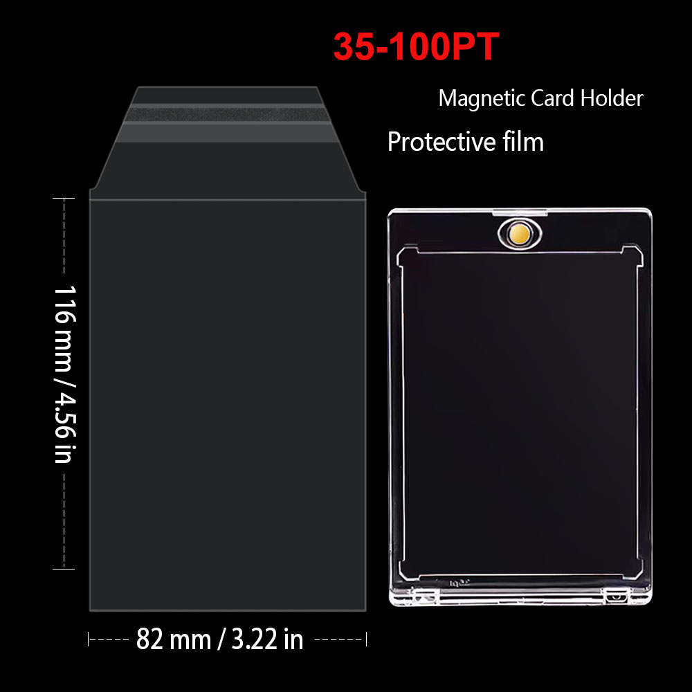 100PCS ReSealable Card Holder  - огляд і ціна Card Top Loader