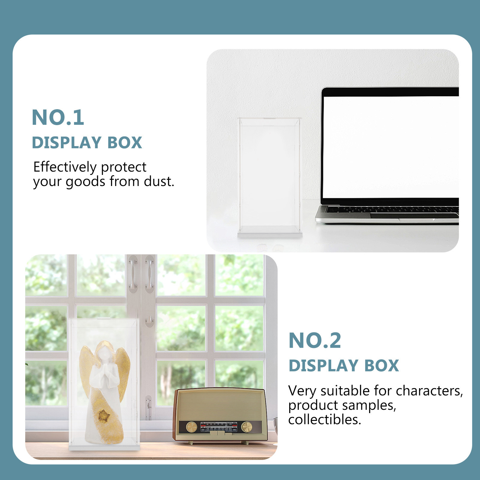 1pc Acrylic Display Box Transp - огляд і ціна Display Case Acrylic