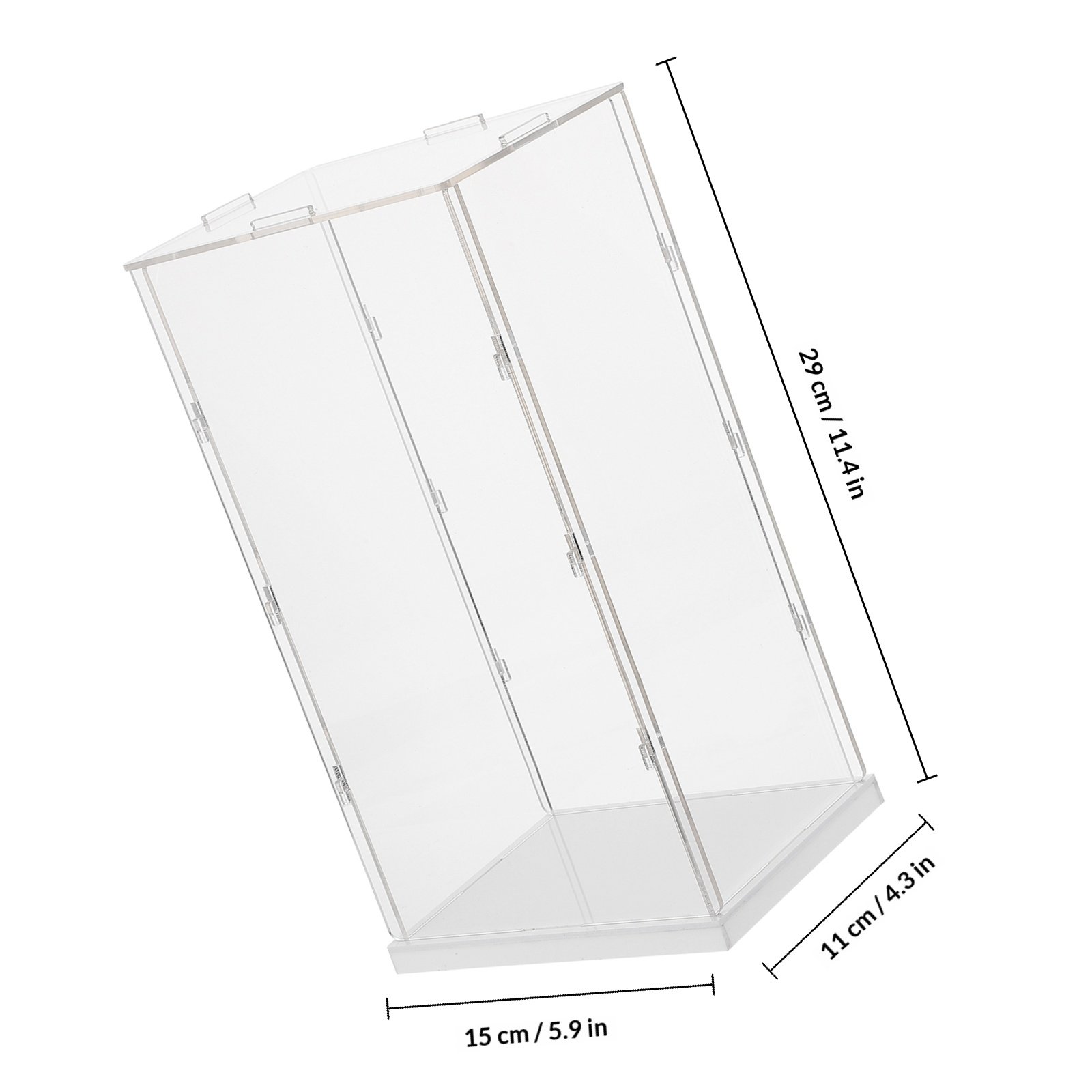 1pc Acrylic Display Box Transp - огляд і ціна Display Case Acrylic