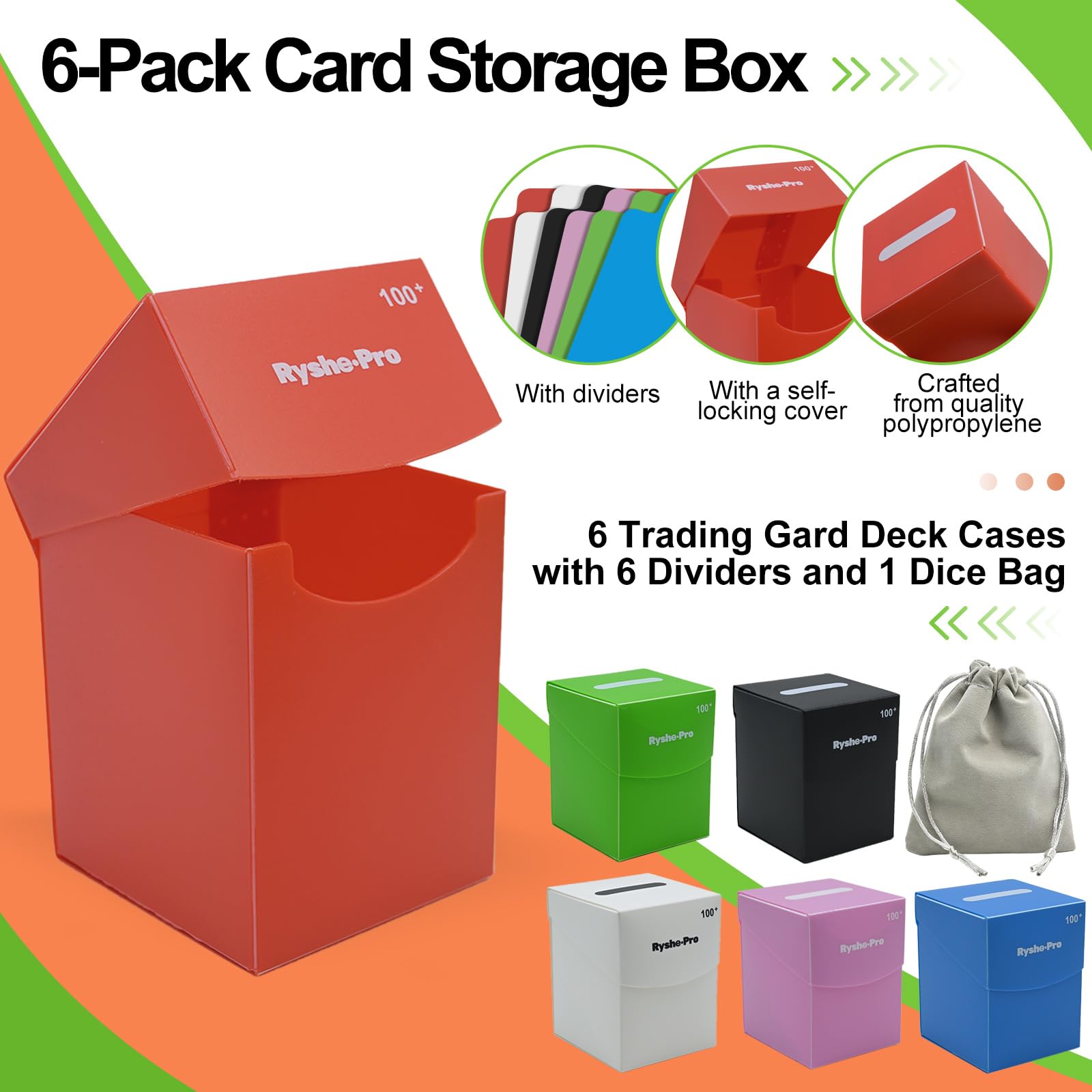 TCG Deck Box for 100+ Cards Co - огляд і ціна Trading Card Binder