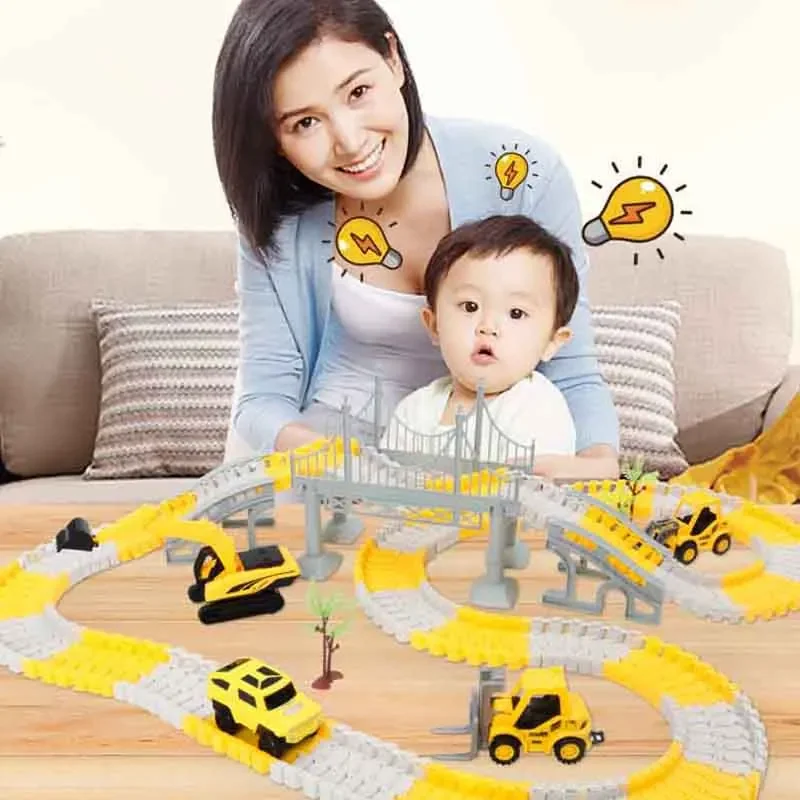 137-467pcs Children Electric T - огляд і ціна Hot Wheels Car Track Sets