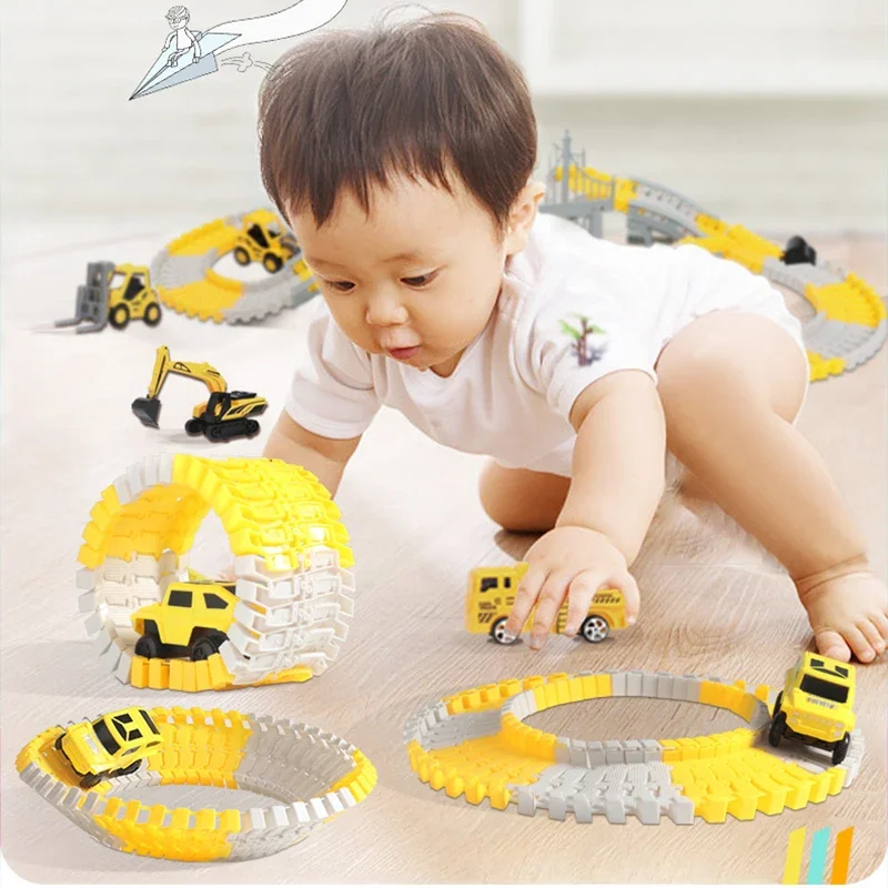 137-467pcs Children Electric T - огляд і ціна Hot Wheels Car Track Sets