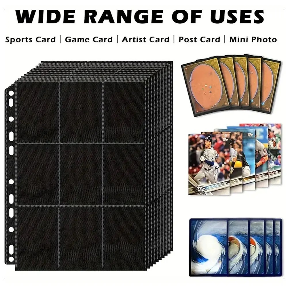 10Pack Black 9-Pocket A4 Tradi - огляд і ціна Trading Card Binder