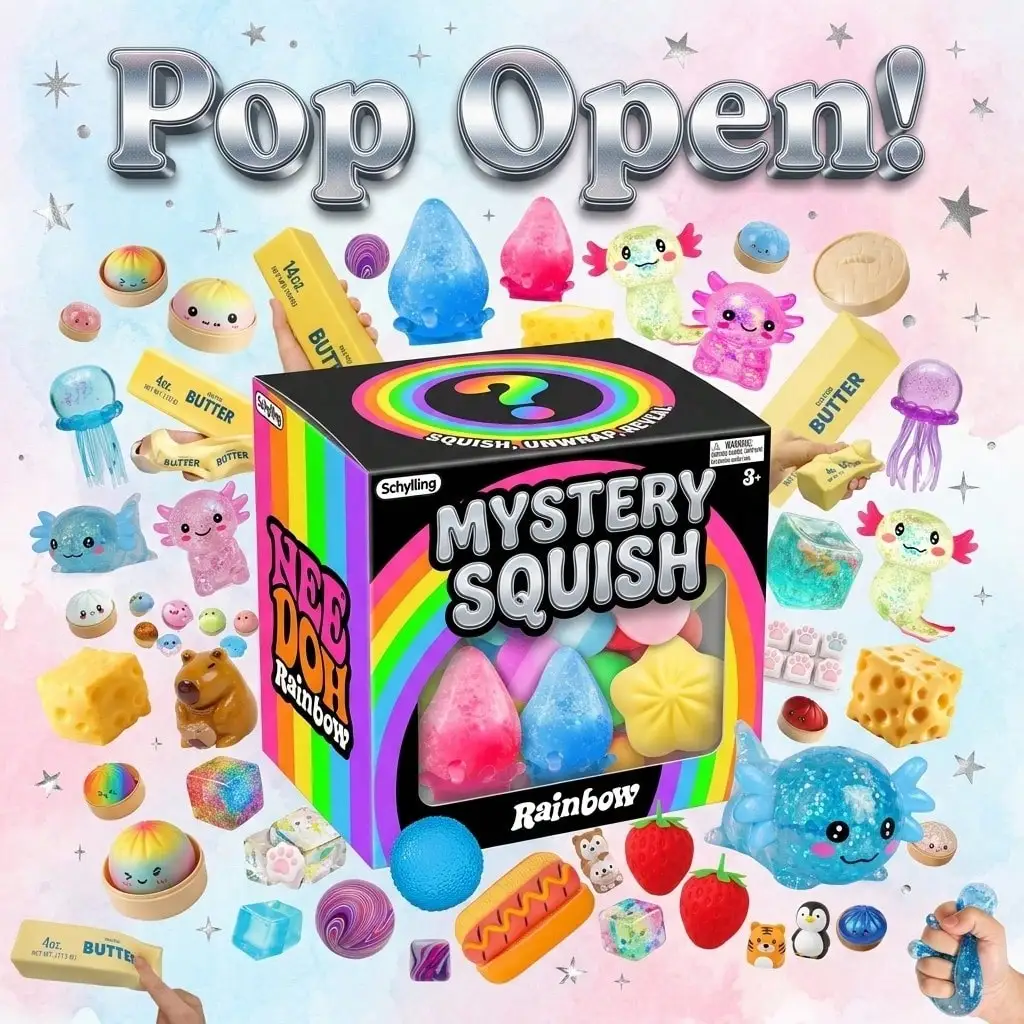 Rainbow Mystery Squish Blind B - огляд і ціна Mystery Box Blind Bag