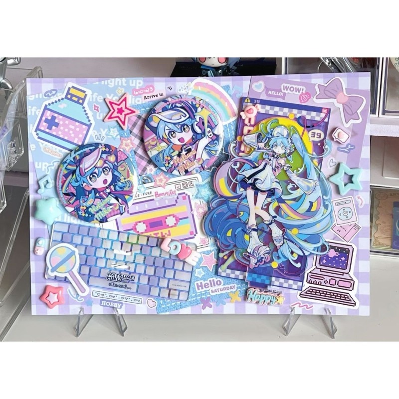 Hatsune Miku Acrylic Stand Fig - огляд і ціна Figma Stand Set