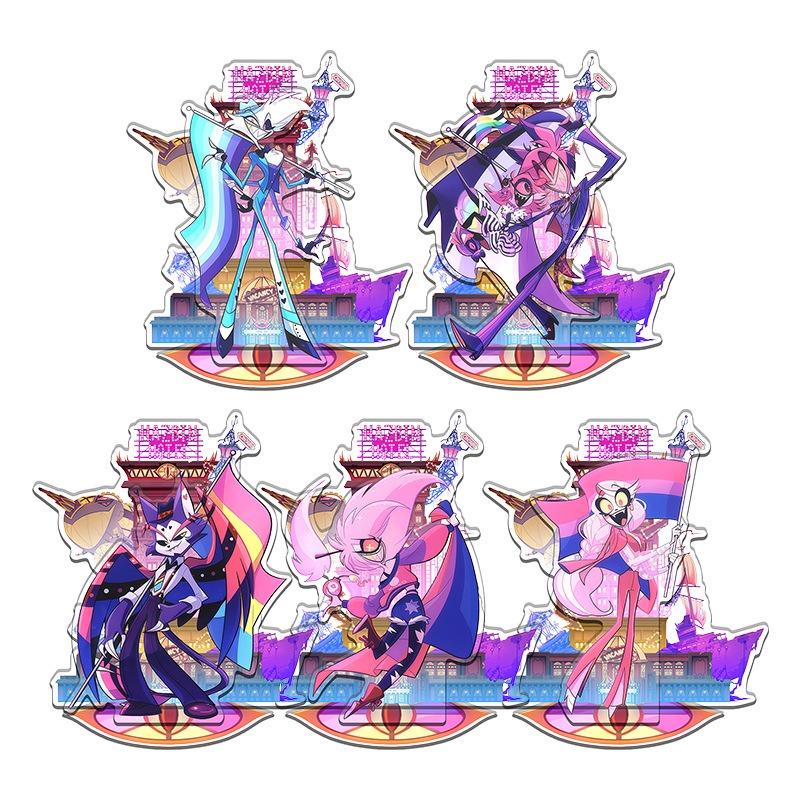 Hazbin Hotel Anime Peripheral  - огляд і ціна Figma Stand Set