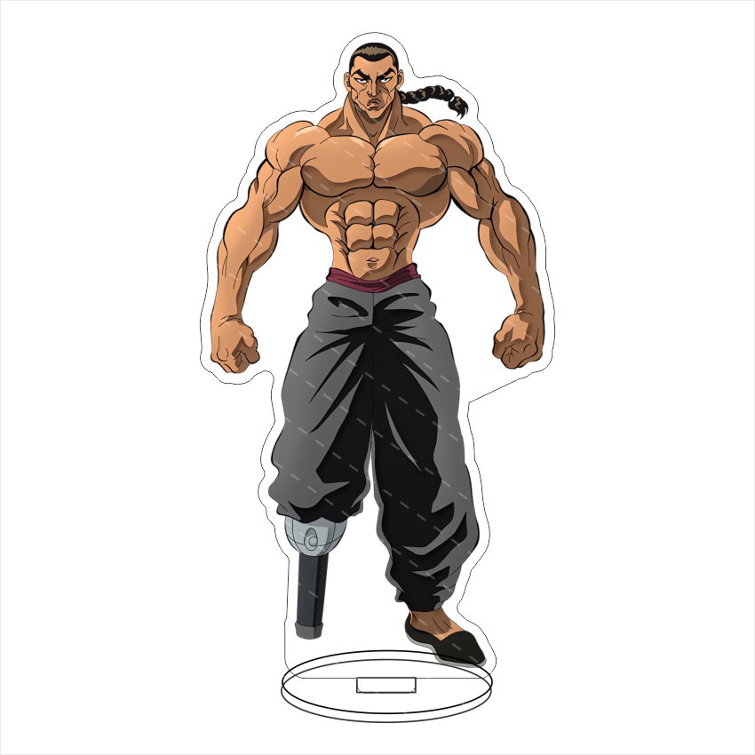 Grappler Baki Baki Hanma Acryl - огляд і ціна Figma Stand Set